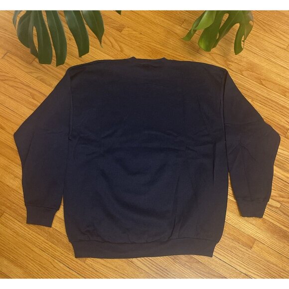 Vintage 90s XL Syracuse University New York Orangemen Crewneck Sweatshirt USA - Picture 2 of 7